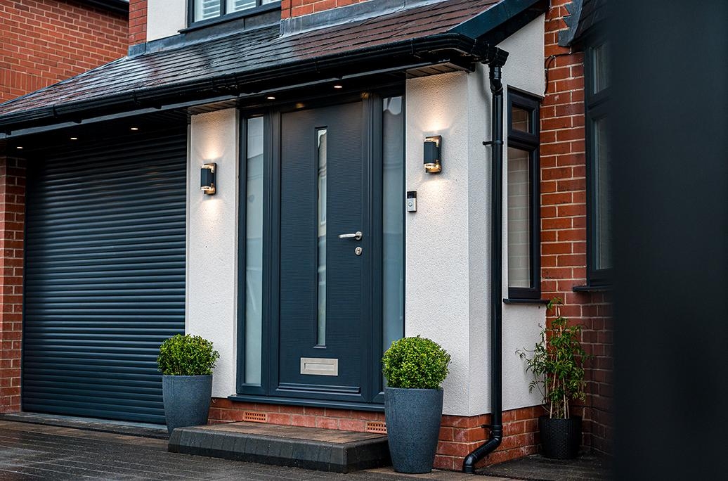 Dune Retreat Composite Door in Anthracite Grey