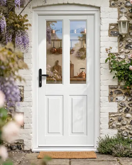 White Byron Back Door