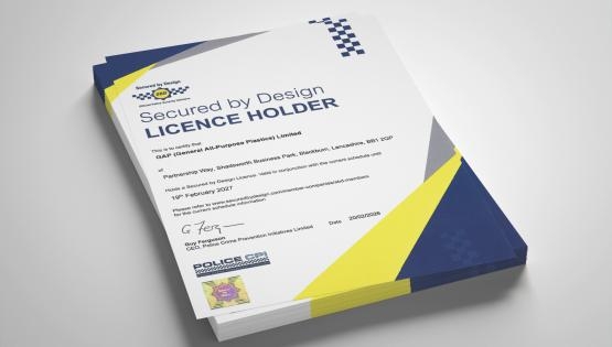 SBD Membership Certificate GAP (General All Purpose Plastics) Limited 2026