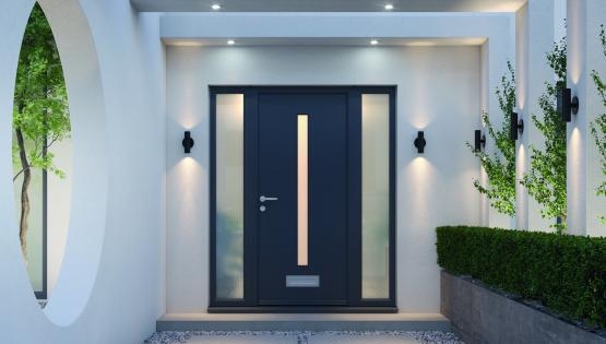 Anthracite Grey Dune Retreat Misted Glass