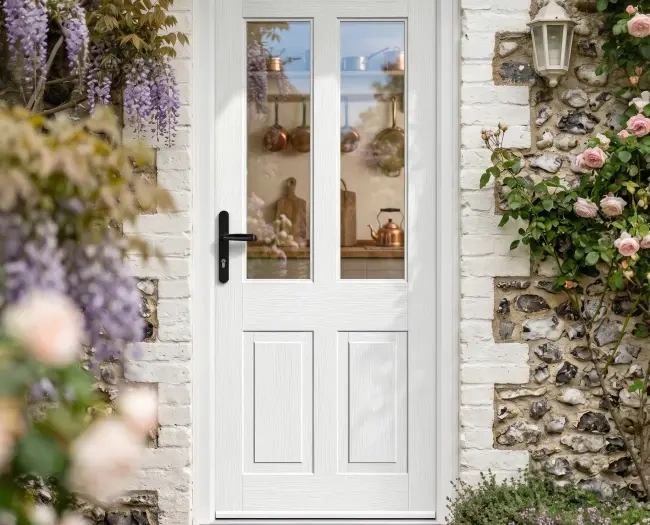 White Byron Back Door