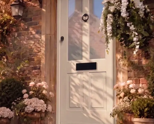 White Byron Front Door