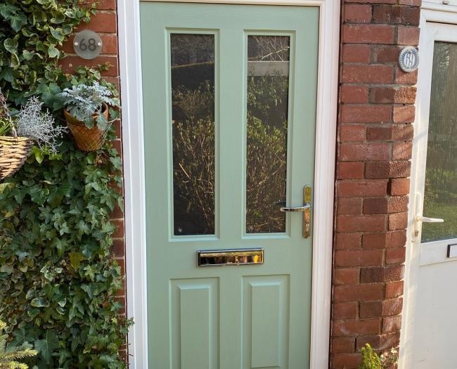 Chartwell Green Jacobean Clear Glass