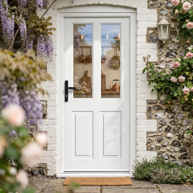 White Byron Back Door