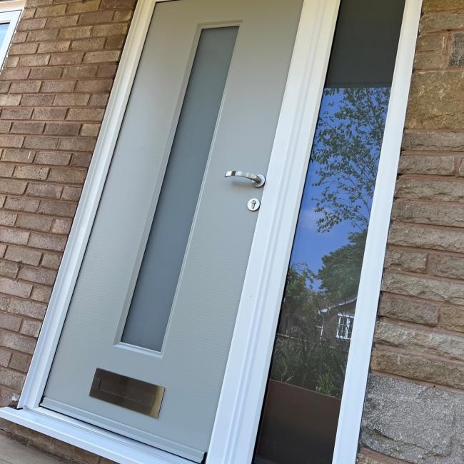 Anthracite Grey Dune Vision Misted Glass