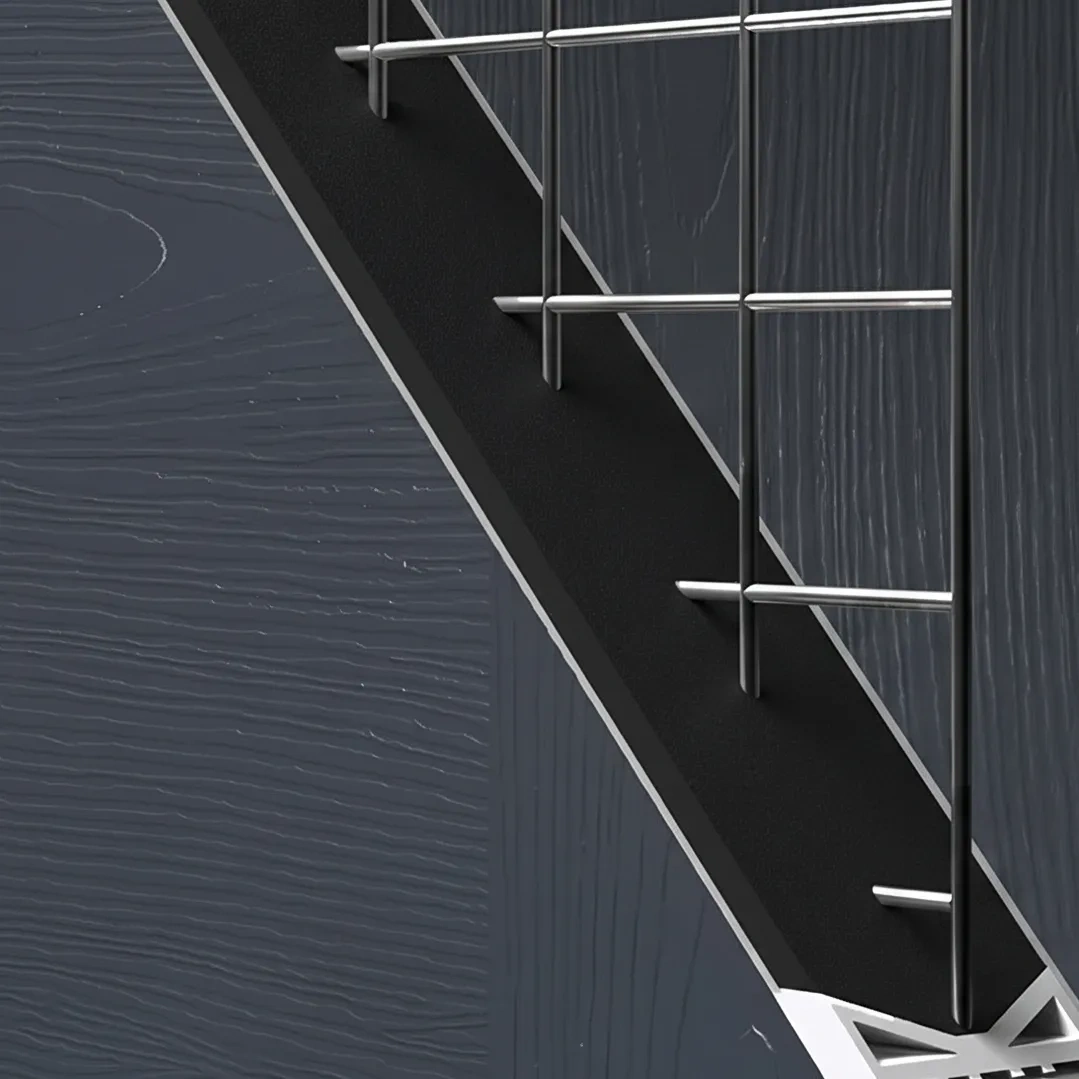 Cutaway showing the internal steel security mesh in a Rockdoor