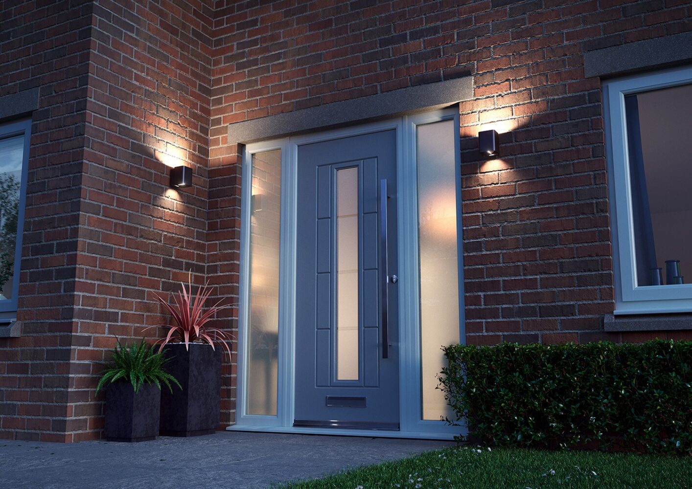 Agate Grey Vermont Continuity Rockdoor Composite Door