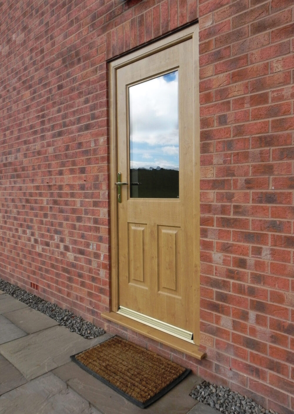 Irish Oak Rockdoor Composite Back Door