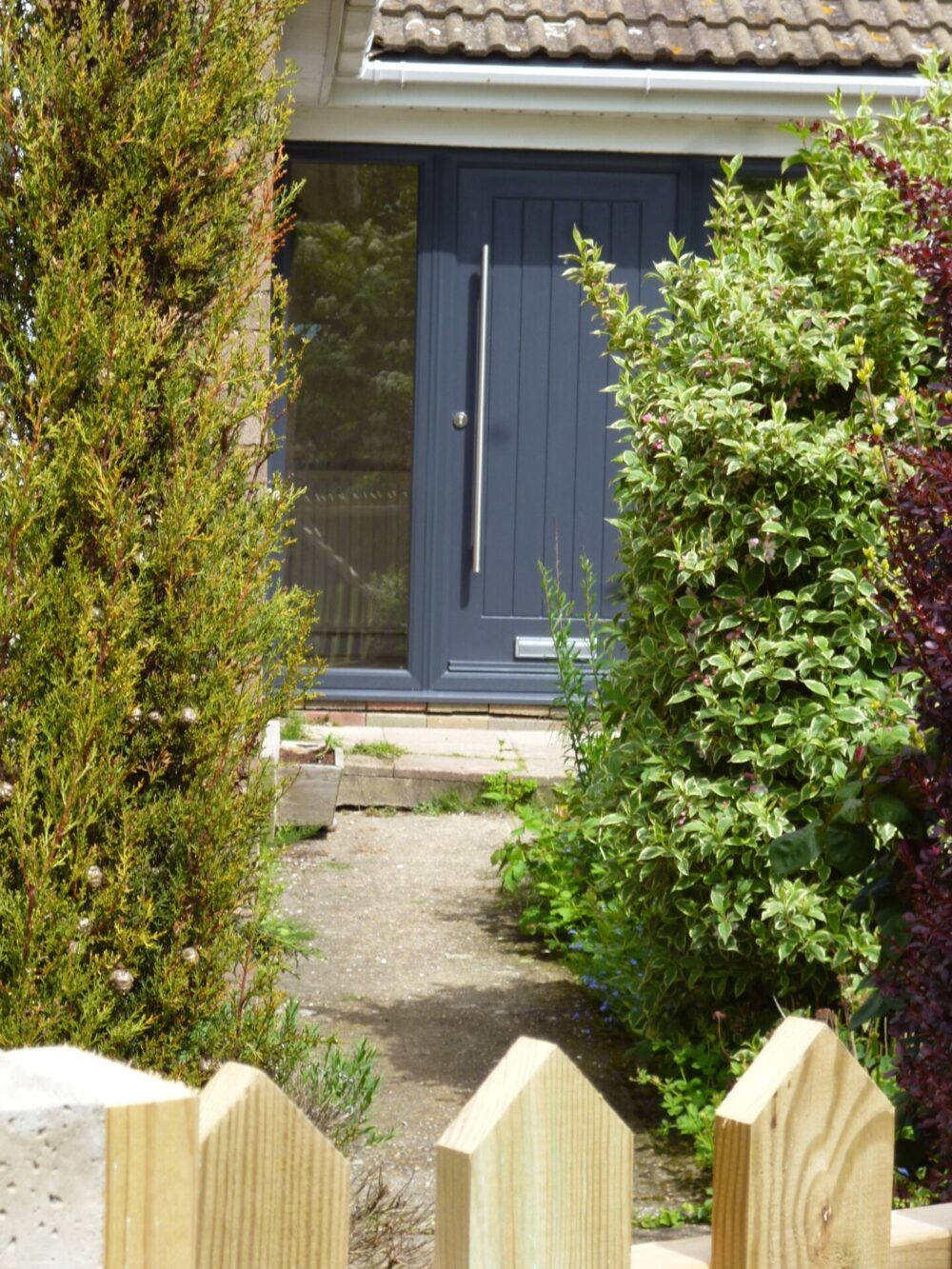 Anthracite Grey Indiana Rockdoor Composite Door