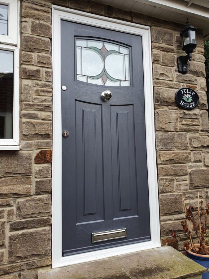 Anthracite Grey Newark Jubilee Rockdoor Composite Door