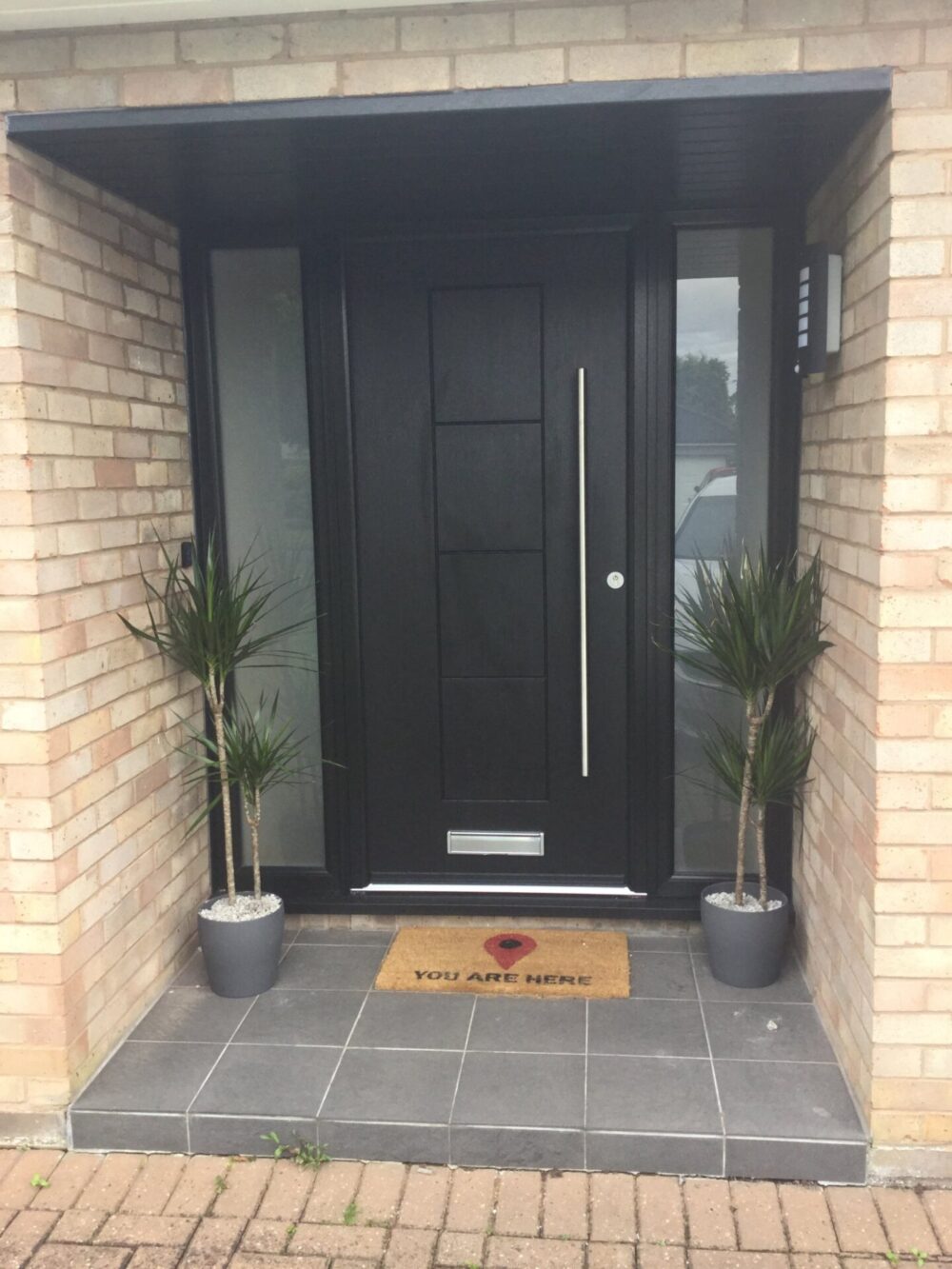 Black Dakota Rockdoor Composite Door