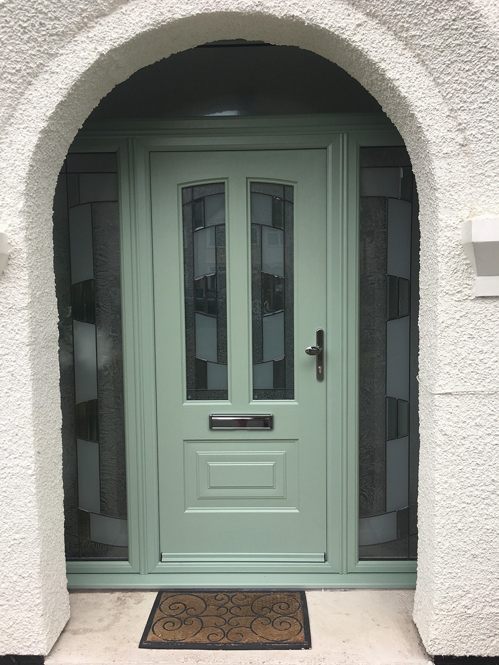 Chartwell Green Illinois Rockdoor Composite Door