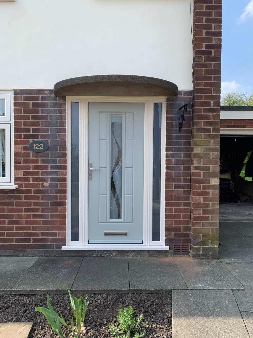Agate Grey Vermont Haze Rockdoor Composite Door