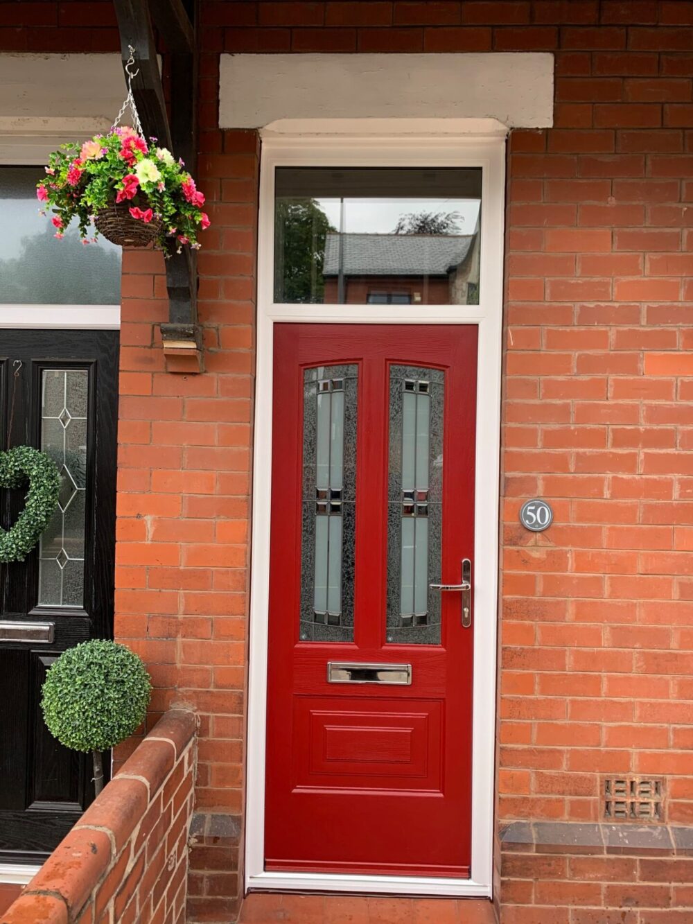 Ruby Red Illinois Rockdoor Composite Door
