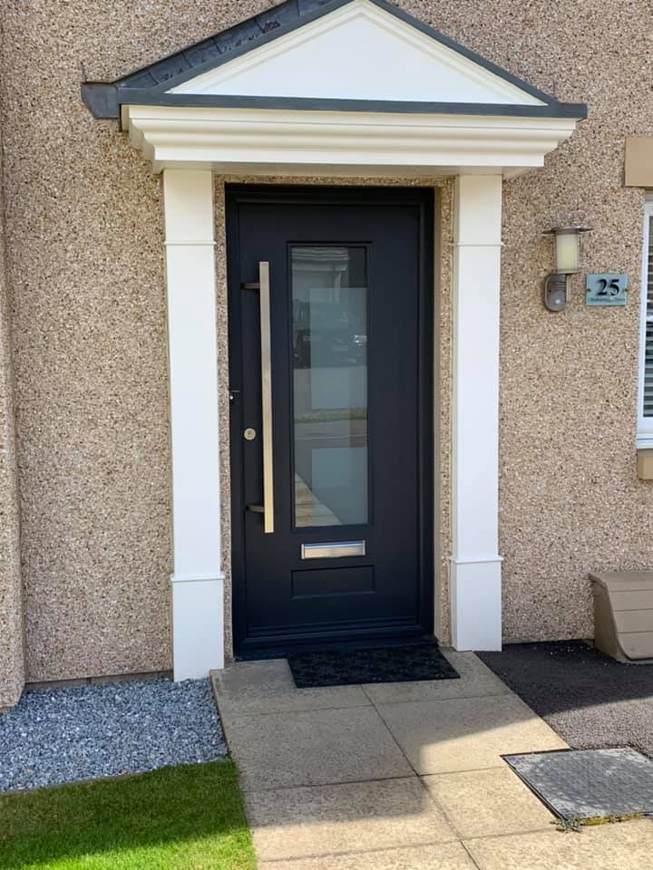 Anthracite Grey Vogue Shade Rockdoor Composite Door