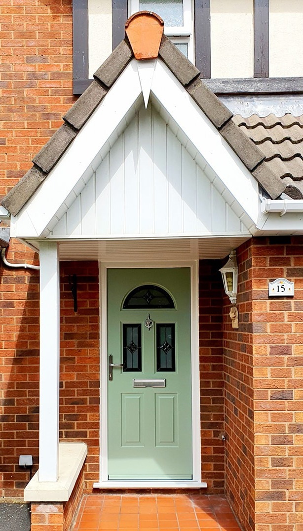 Chartwell Green Tennessee Rockdoor Composite Door