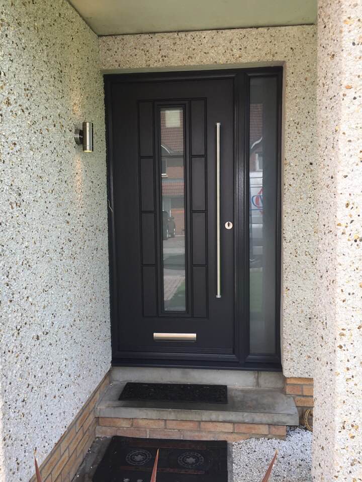 Anthracite Grey Vermont Continuity Rockdoor Composite Door