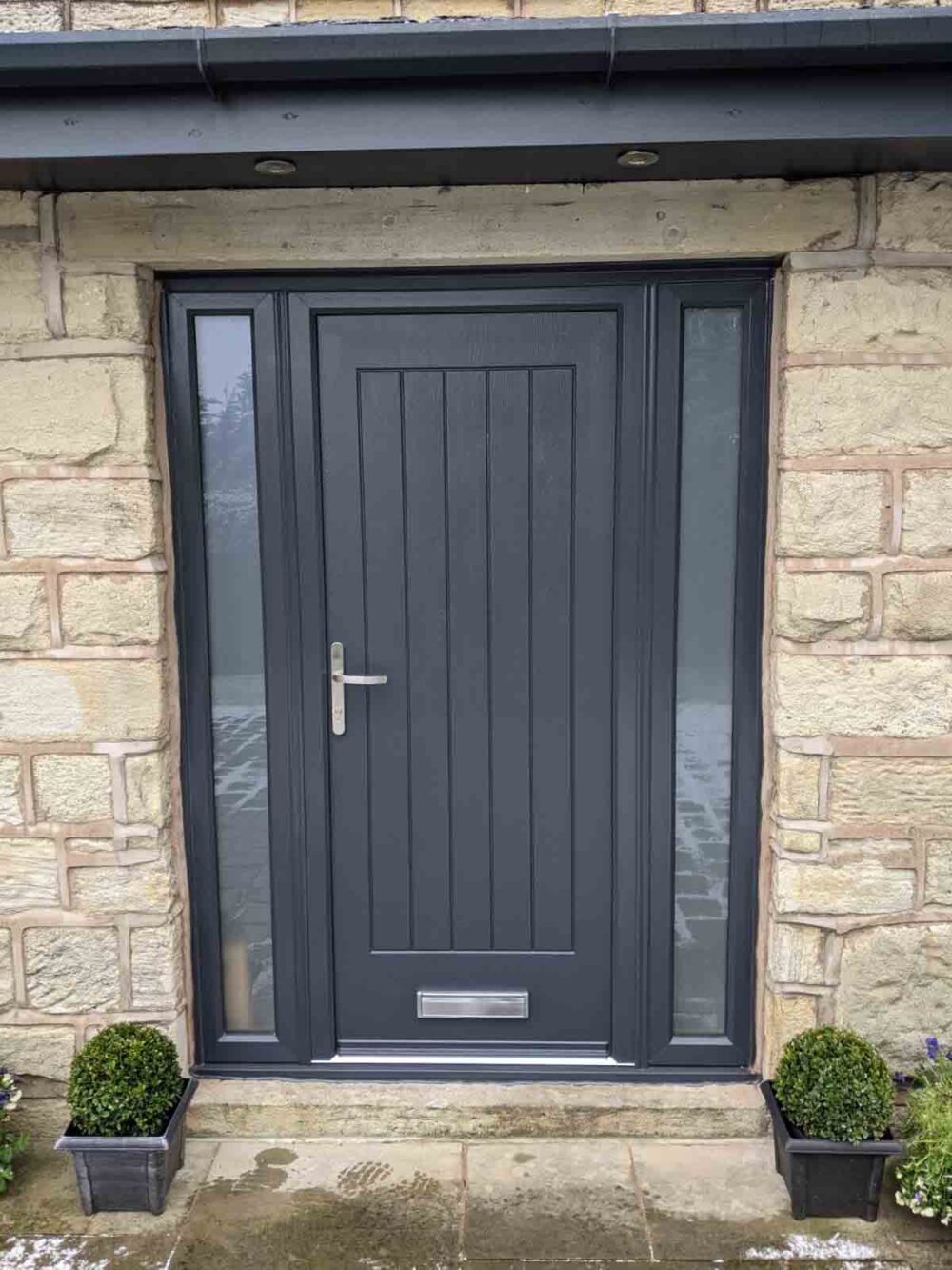 Anthracite Grey Indiana Rockdoor Composite Door