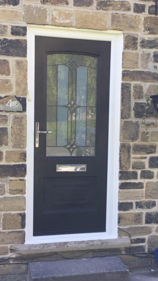 Anthracite Grey Portland Rockdoor Composite Door