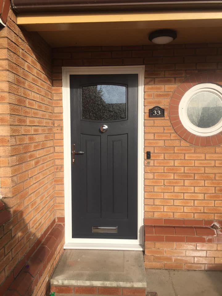 Anthracite Grey Newark Rockdoor Composite Door