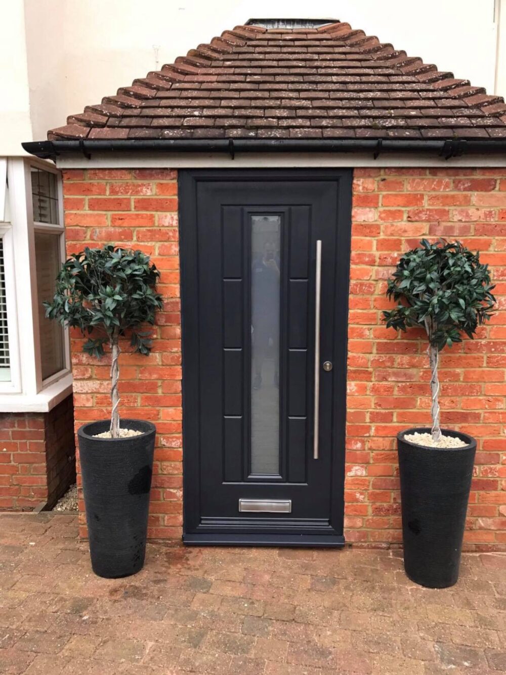 Anthracite Grey Vermont Rockdoor Composite Door