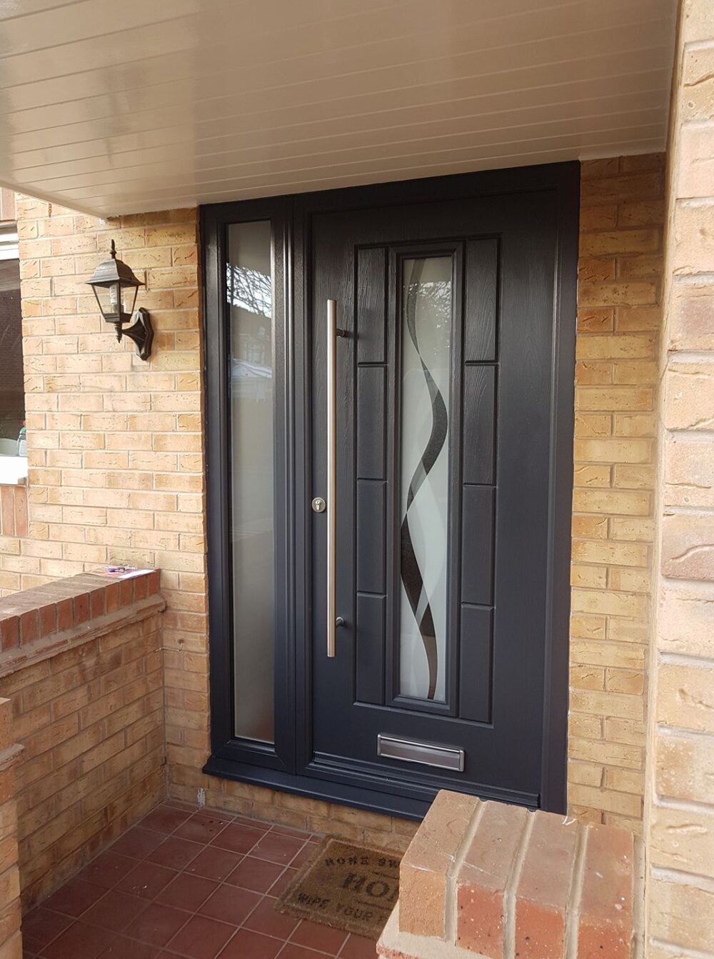 Anthracite Grey Vermont Haze Rockdoor Composite Door