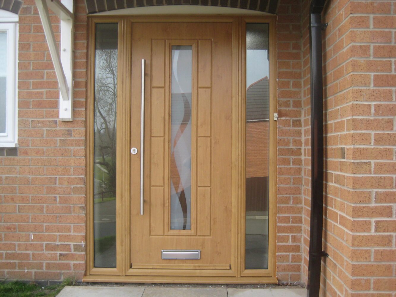 Irish Oak Vermont Haze Rockdoor Composite Door