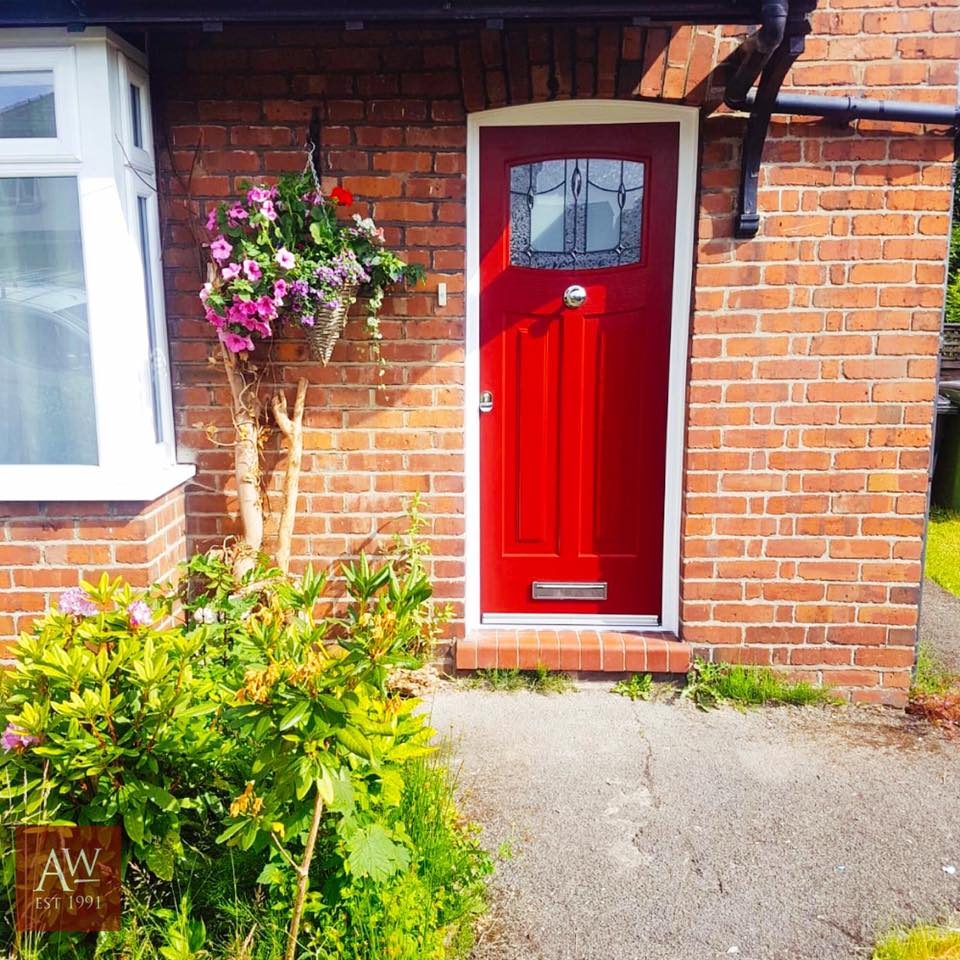 Ruby Red Newark Rockdoor Composite Door