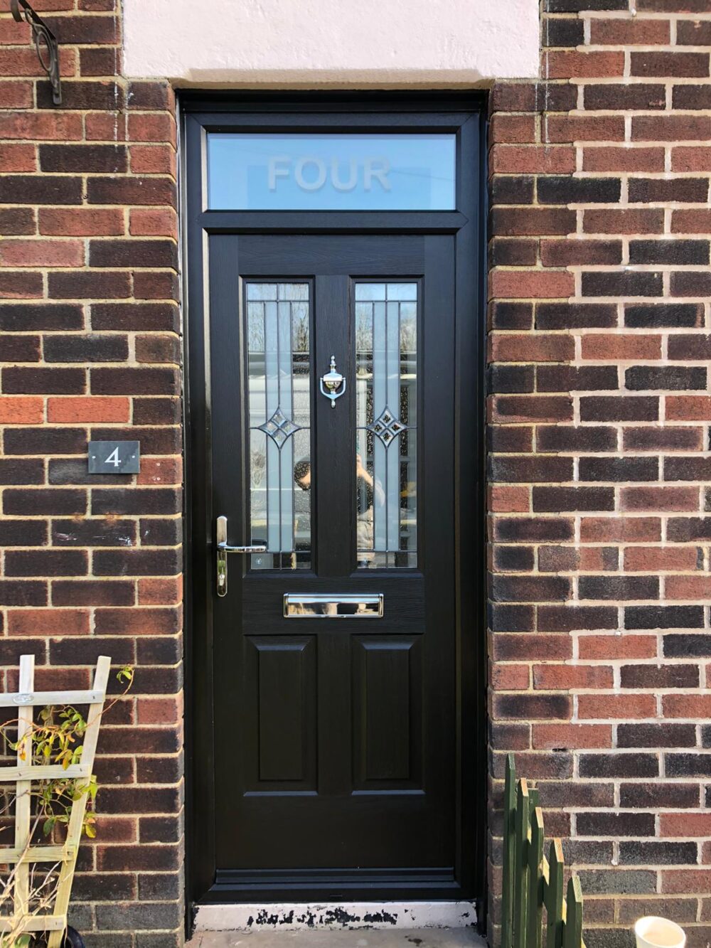 Black Jacobean Rockdoor Composite Door