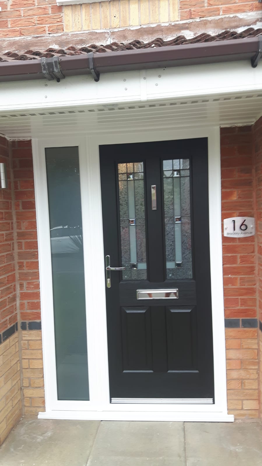 Black Jacobean Rockdoor Composite Door
