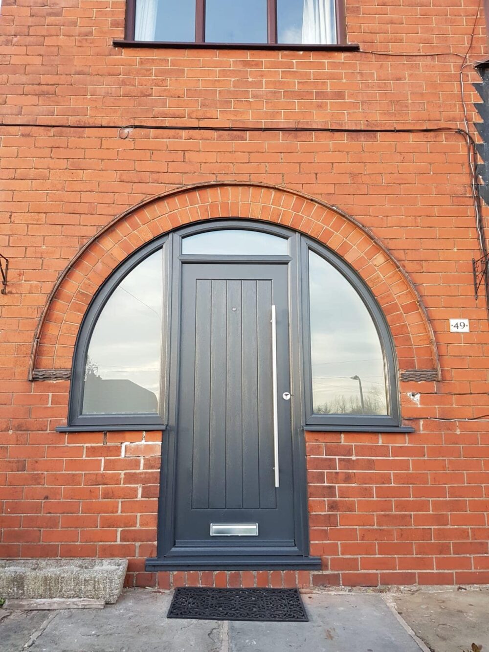 Anthracite Grey Indiana Rockdoor Composite Door
