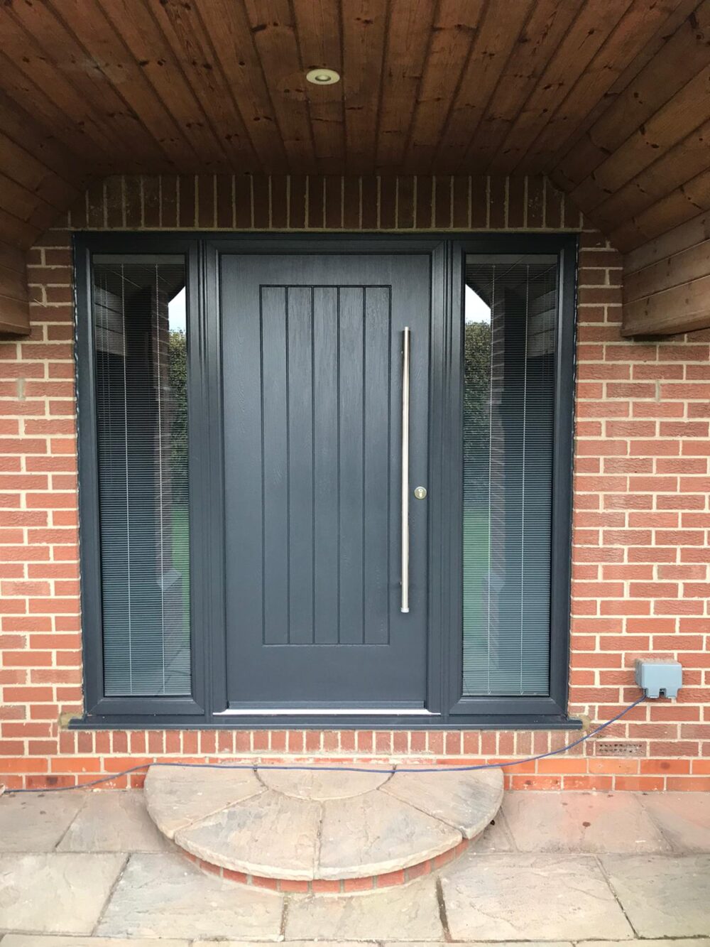 Anthracite Grey Indiana Rockdoor Composite Door