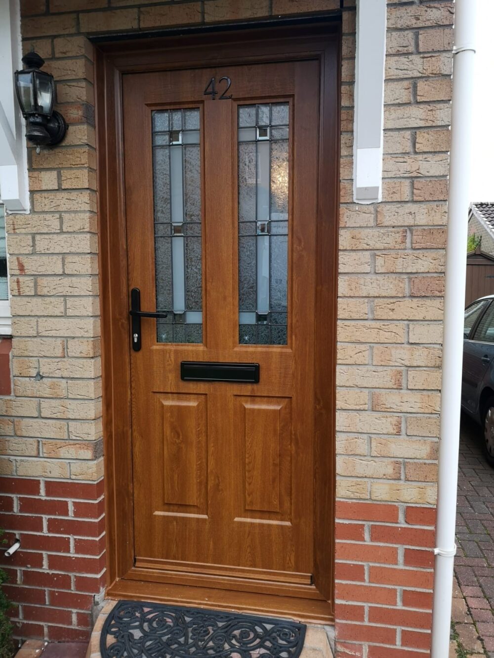 Light Oak Jacobean Apollo Rockdoor Composite Door