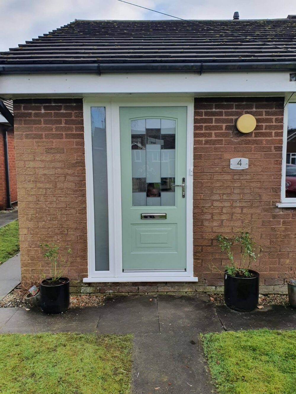 Chartwell Green Portland Horizon Rockdoor Composite Door