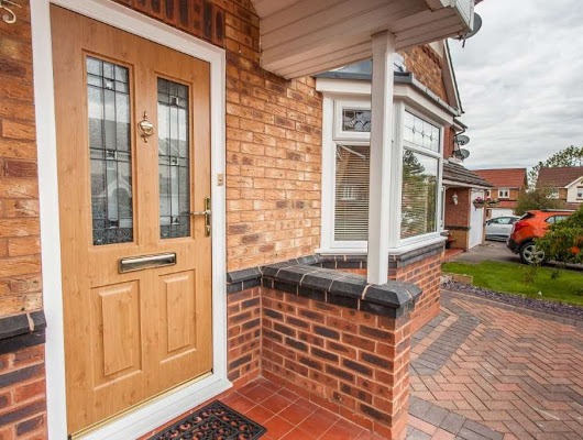 Irish Oak Jacobean Rockdoor Composite Door
