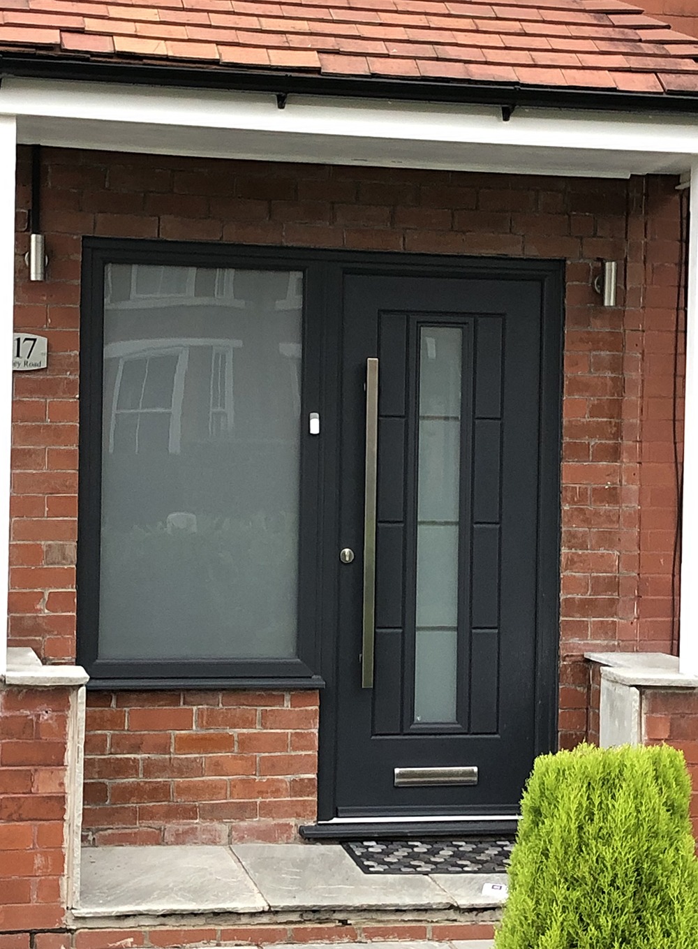 Anthracite Grey Vermont Continuity Rockdoor Composite Door