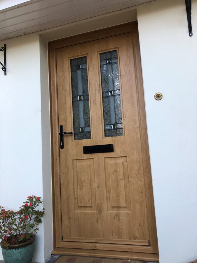 Irish Oak Jacobean Rockdoor Composite Door