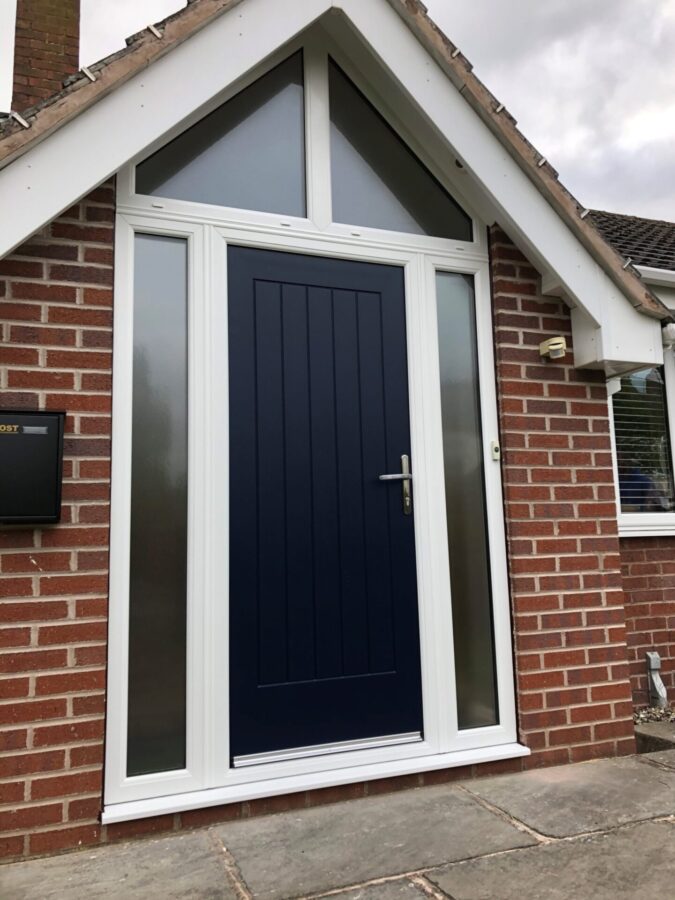 Black Indiana Rockdoor Composite Door