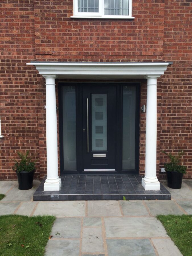 Anthracite Grey Vogue Cube Rockdoor Composite Door