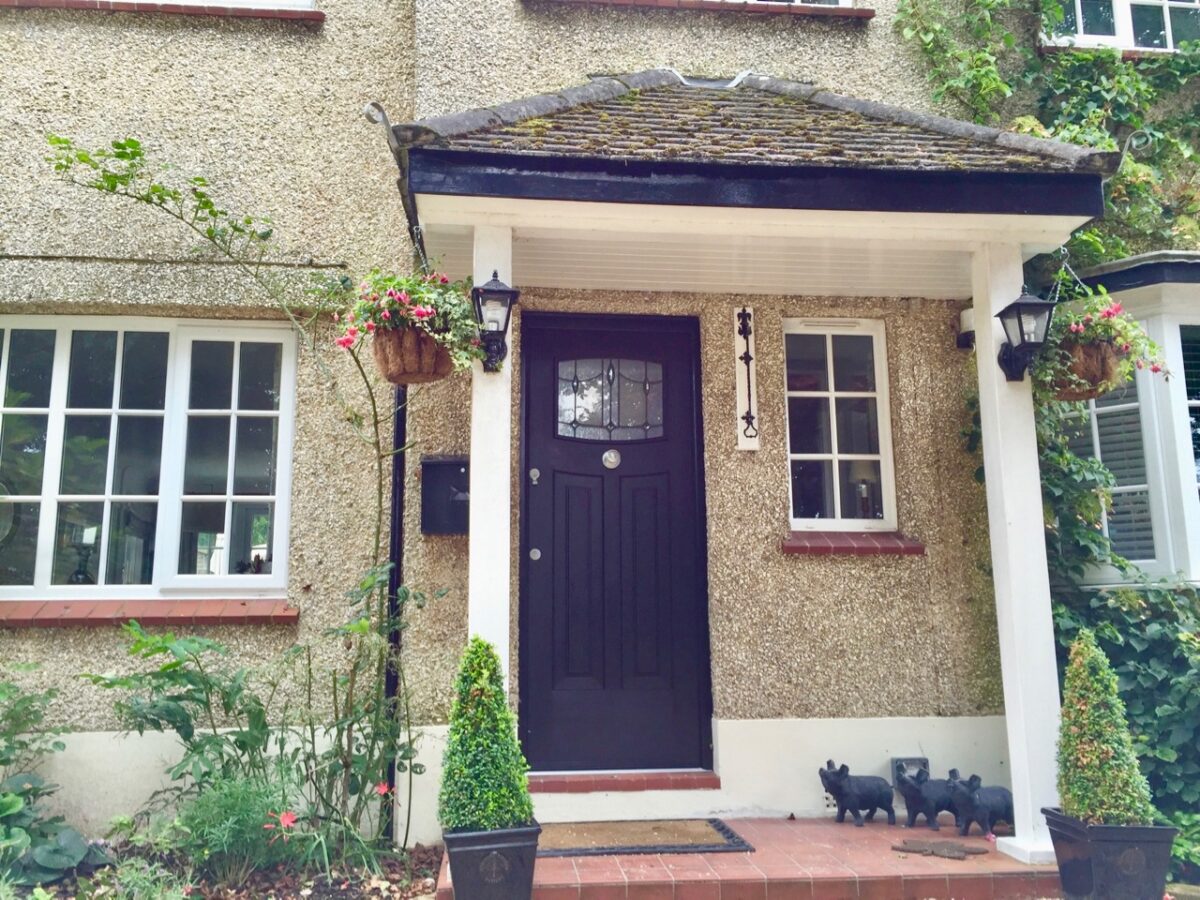 Anthracite Grey Newark Lantern Rockdoor Composite Door
