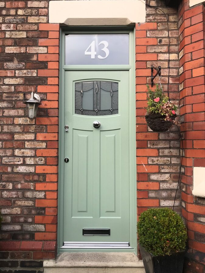 Chartwell Green Newark Lantern Rockdoor Composite Door