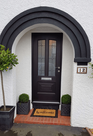 Black Illinois Rockdoor Composite Door