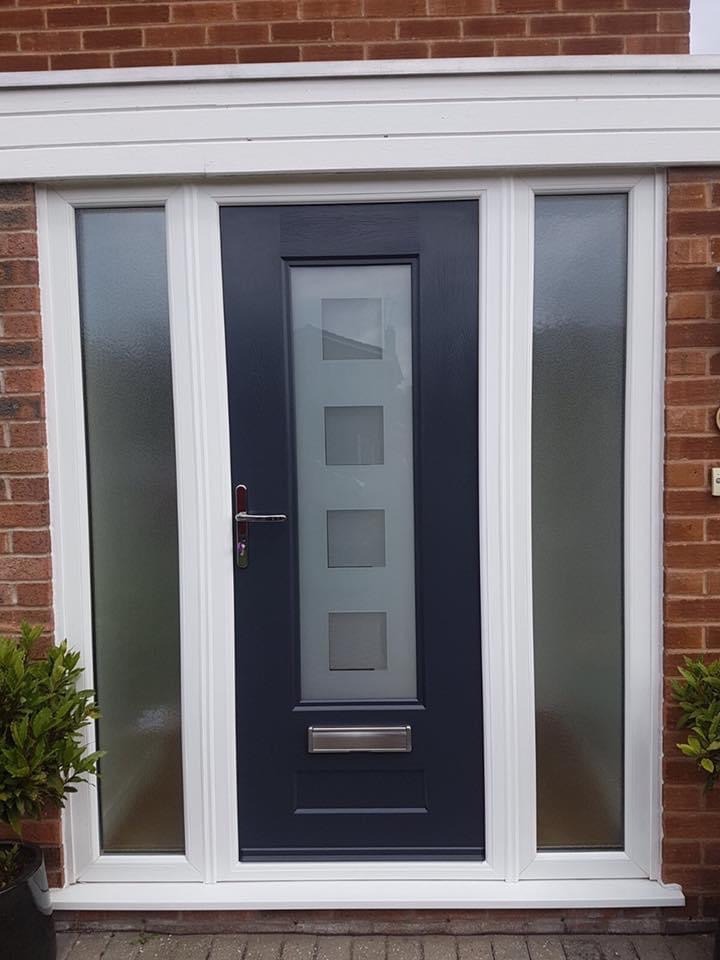 Anthracite Grey Vogue Cube Rockdoor Composite Door