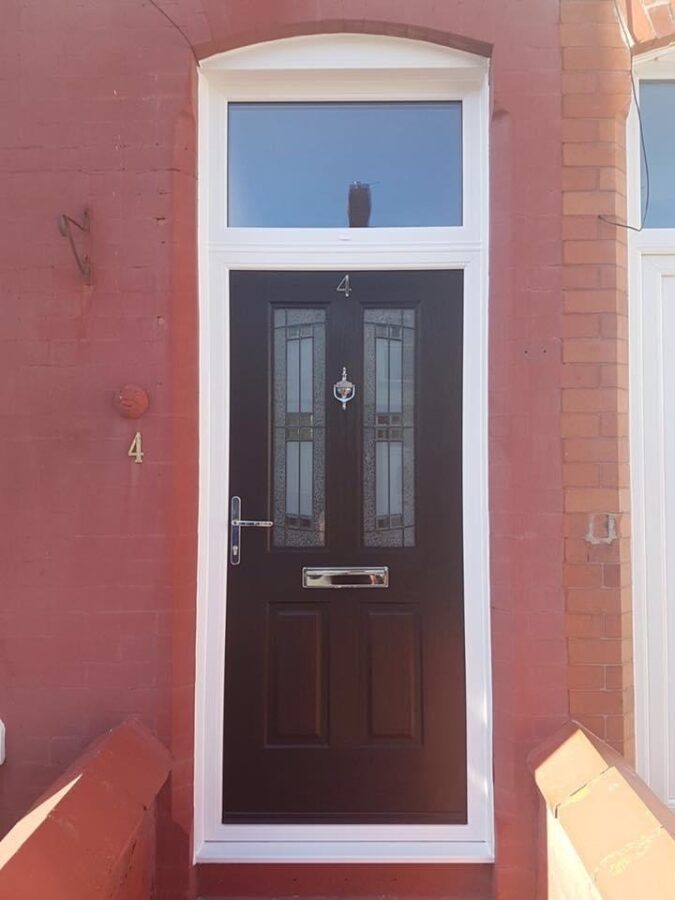 Black Jacobean Rockdoor Composite Door