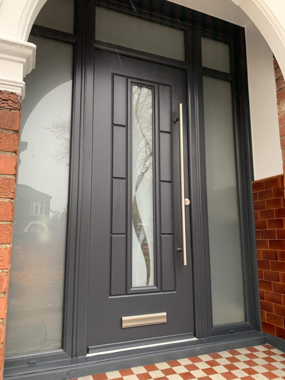 Anthracite Grey Vermont Haze Rockdoor Composite Door