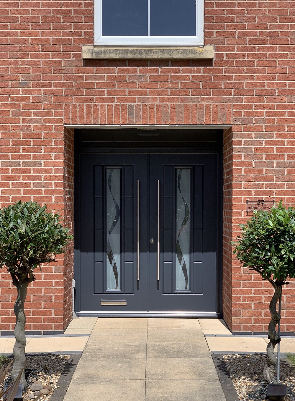 Anthracite Grey Vermont Haze Rockdoor Composite Door