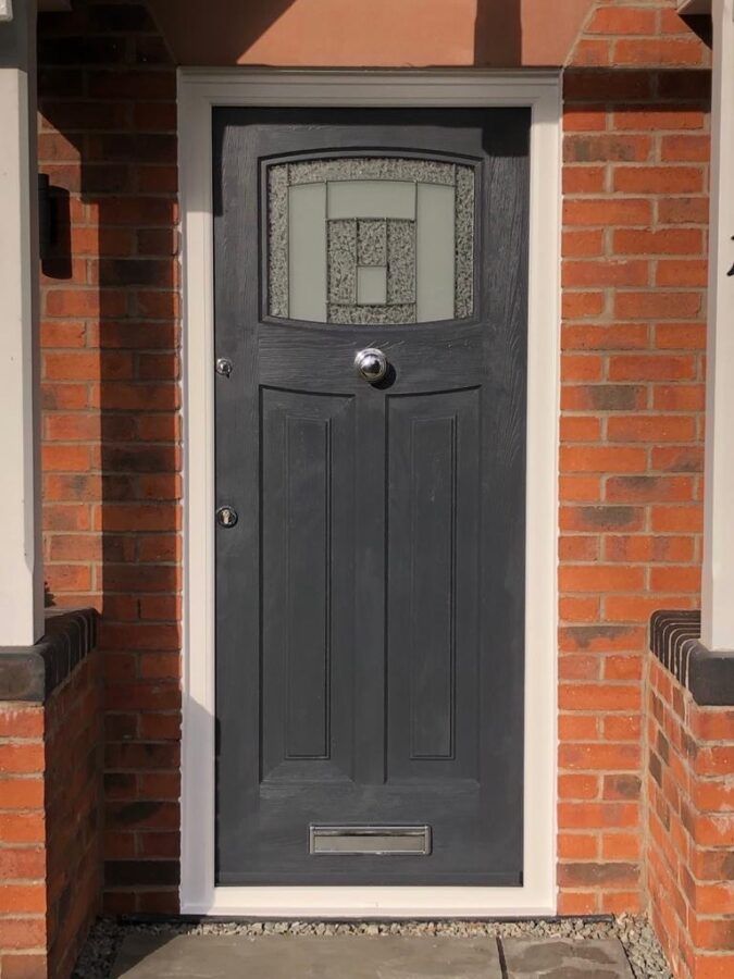 Anthracite Grey Newark Citadel Rockdoor Composite Door