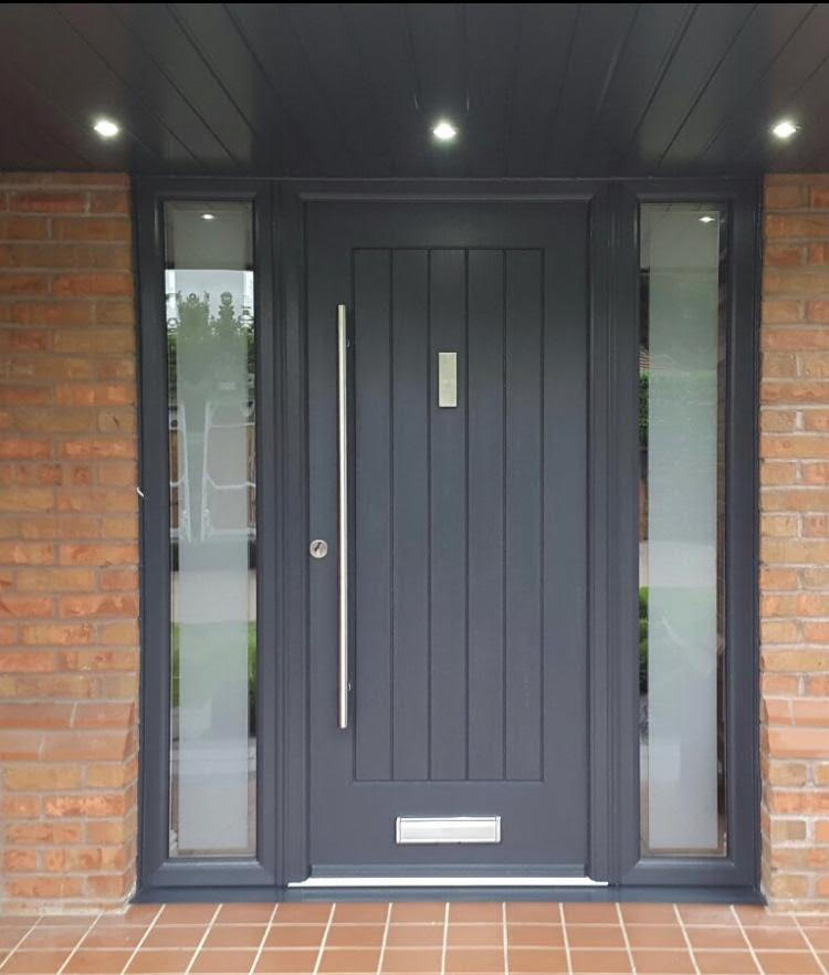 Anthracite Grey Indiana Rockdoor Composite Door