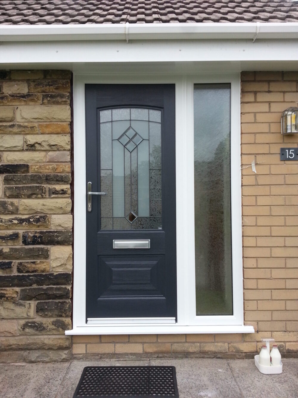 Anthracite Grey Portland Beacon Rockdoor Composite Door