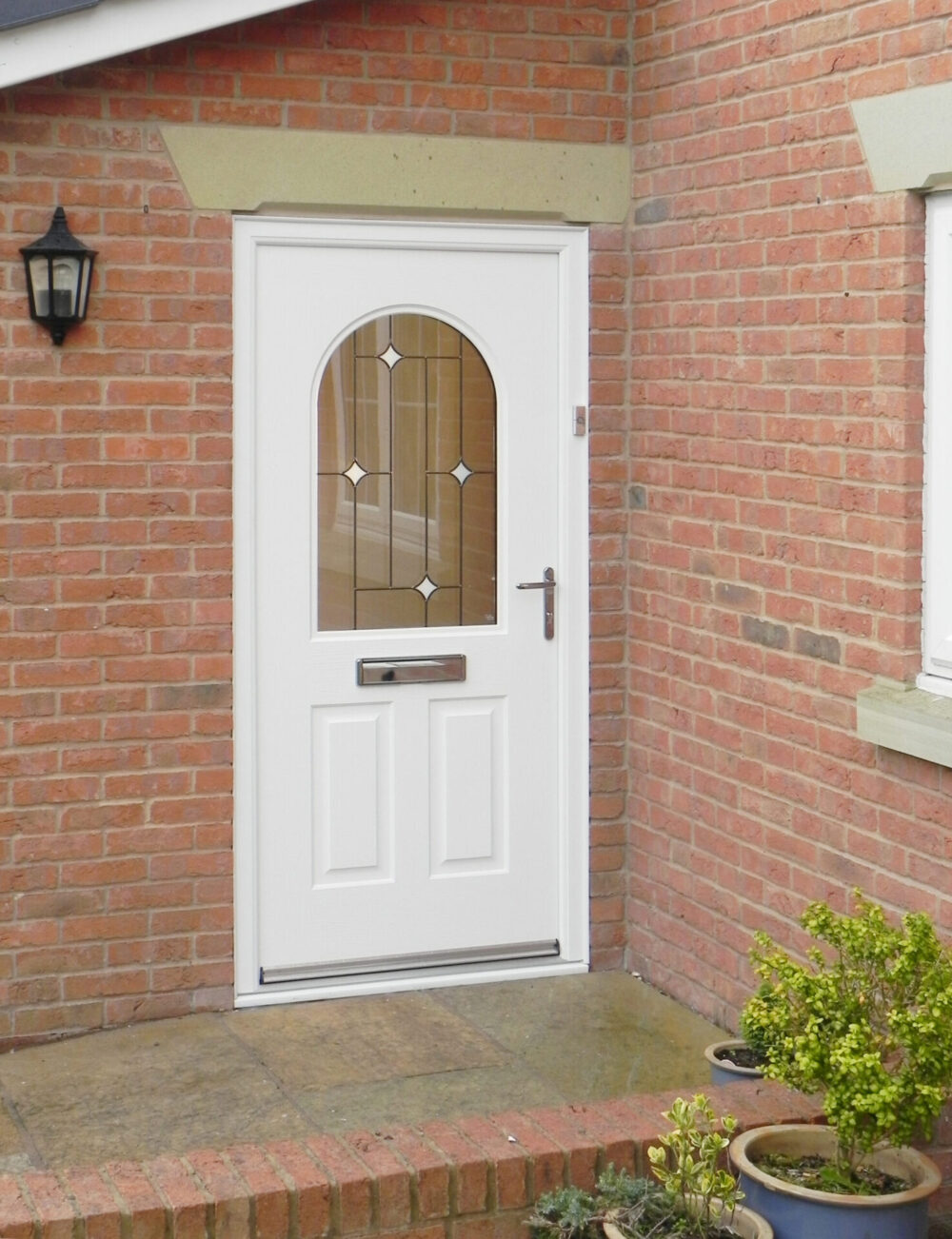 White Kentucky Rockdoor Composite Door